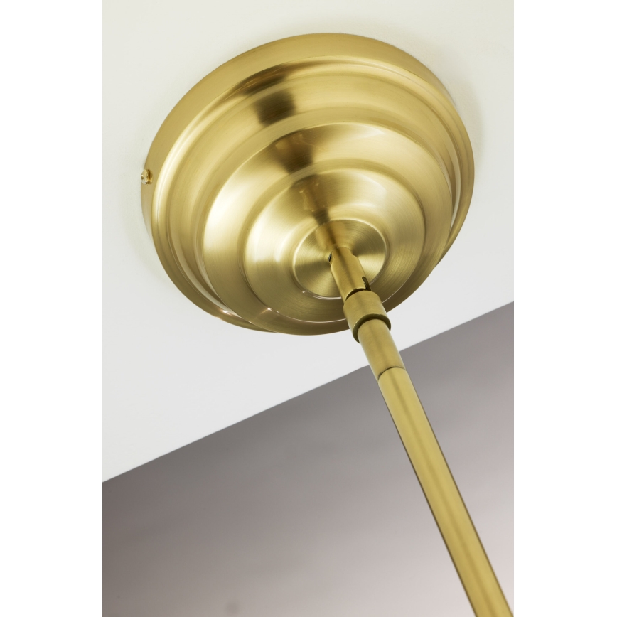 Jupiter 2074 - Lestenec na drogu PLATINO 3xE27/15W/230V zelena/zlata