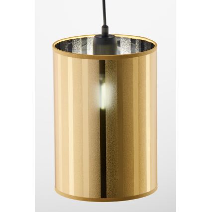 Jupiter 2090 - Viseči lestenec CORTINA na kablu 1xE27/15W/230V zlata/črna