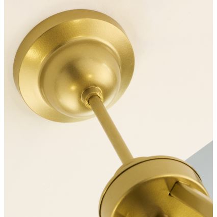 Jupiter 2110 - Stropni lestenec na drogu KASZMIR 5xE27/15W/230V bela/zlata/marmorni dekor