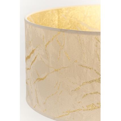 Jupiter 2112 - Namizna svetilka KASZMIR 1xE27/15W/230V bela/zlata/marmorni dekor