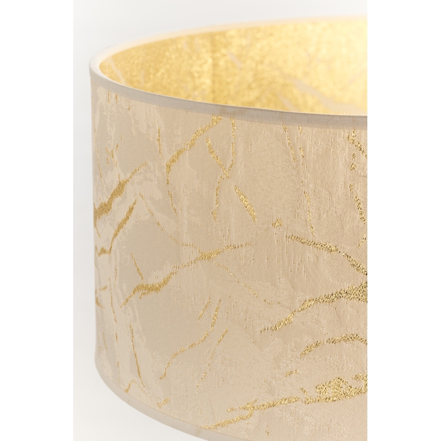 Jupiter 2112 - Namizna svetilka KASZMIR 1xE27/15W/230V bela/zlata/marmorni dekor