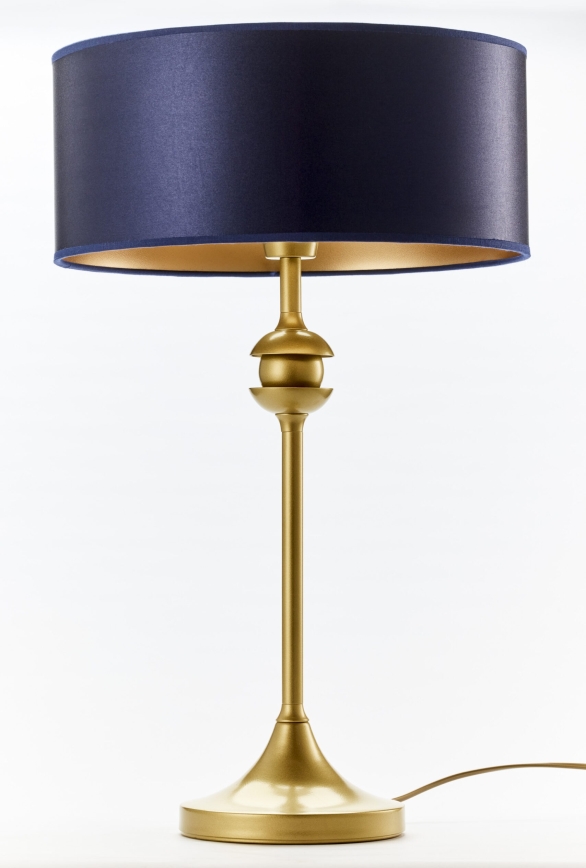 Jupiter 2116 - Namizna svetilka KASZMIR 1xE27/15W/230V modra/zlata