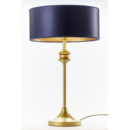 Jupiter 2116 - Namizna svetilka KASZMIR 1xE27/15W/230V modra/zlata