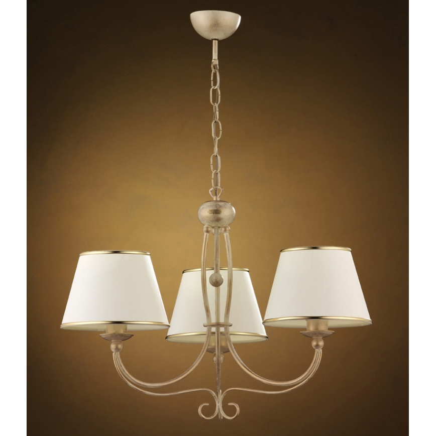 Jupiter 513 - LA-3-E - Lestenec obesni veriga LAURA 3xE27/60W/230V