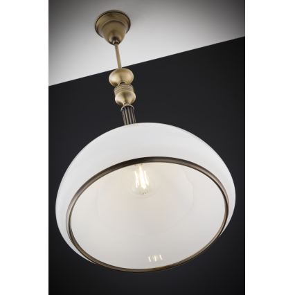 Jupiter 620 - ZU 1 - Viseči lestenec ZEUS na drogu 1xE27/60W/230V