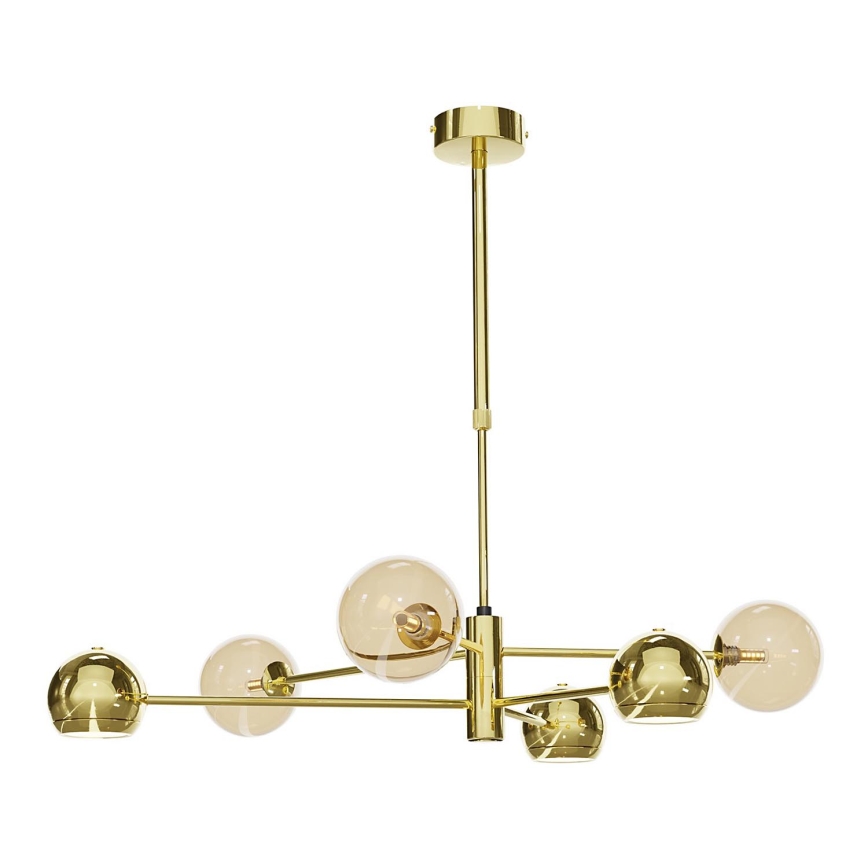 Jupiter - Nadomestno steklo za lestenec MOKA G9, premer 12 cm, dimno bež