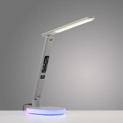 JUST LIGHT. 11018-16 - LED RGBW Touch svetilka z brezžičnim polnjenjem TINA LED/4W/230V bela