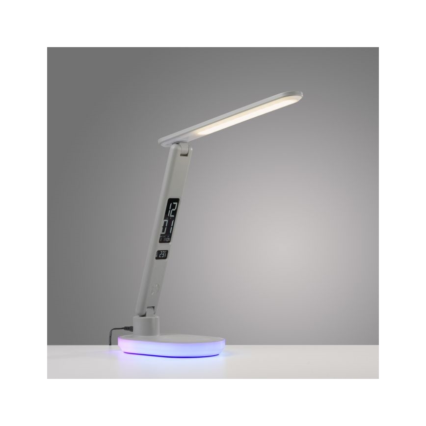 JUST LIGHT. 11018-16 - LED RGBW Touch svetilka z brezžičnim polnjenjem TINA LED/4W/230V bela