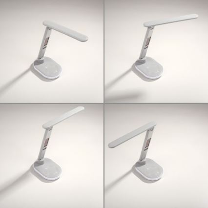 JUST LIGHT. 11018-16 - LED RGBW Touch svetilka z brezžičnim polnjenjem TINA LED/4W/230V bela