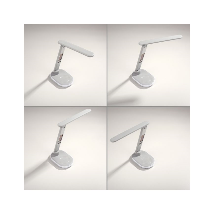 JUST LIGHT. 11018-16 - LED RGBW Touch svetilka z brezžičnim polnjenjem TINA LED/4W/230V bela
