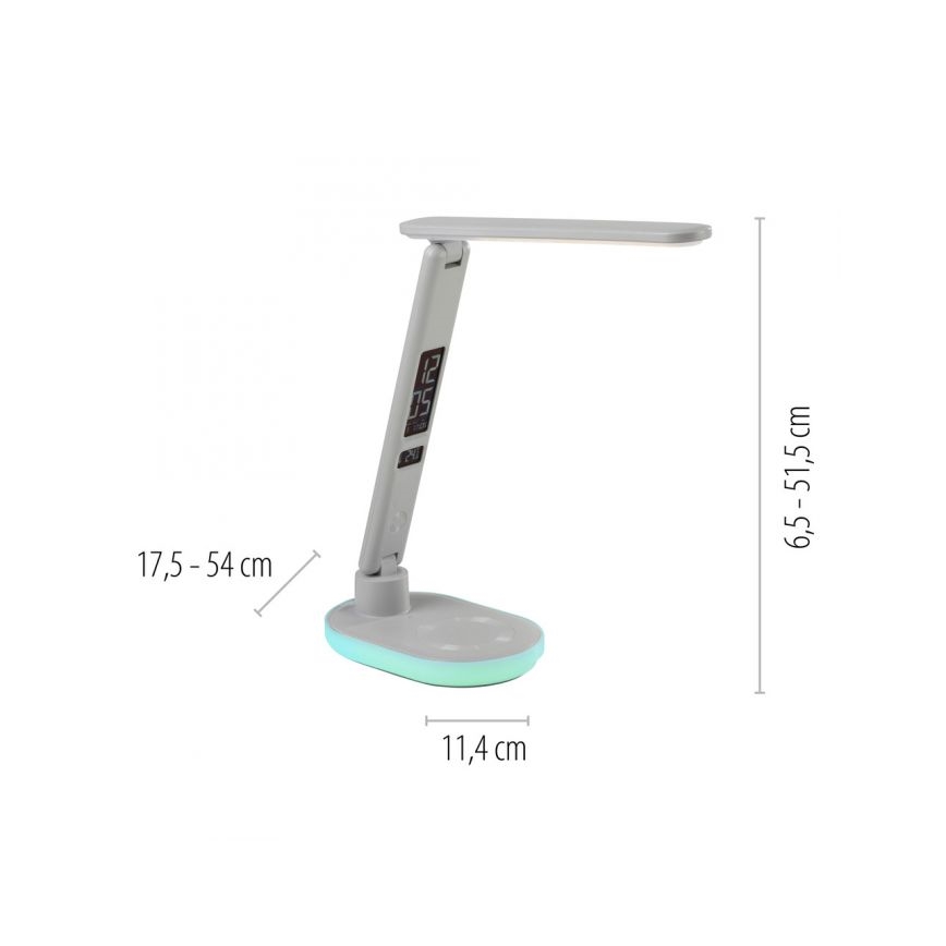 JUST LIGHT. 11018-16 - LED RGBW Touch svetilka z brezžičnim polnjenjem TINA LED/4W/230V bela