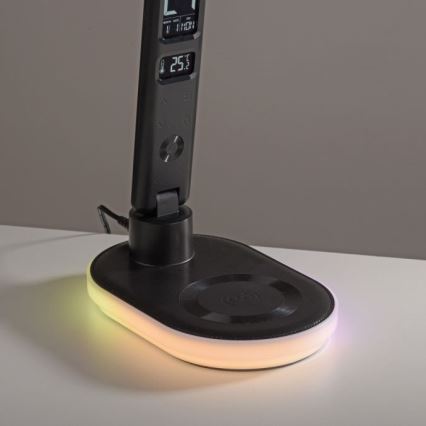 JUST LIGHT. 11018-18 - LED RGBW LED Zatemnitvena namizna svetilka na dotik z brezžičnim polnjenjem TINA LED/4W/230V