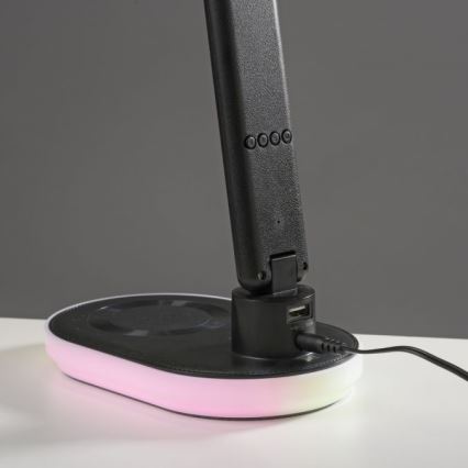 JUST LIGHT. 11018-18 - LED RGBW LED Zatemnitvena namizna svetilka na dotik z brezžičnim polnjenjem TINA LED/4W/230V