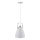 JUST LIGHT. 11060-16 - Lestenec na vrvici EVA 1xE27/60W/230V pr. 26,5 cm bela
