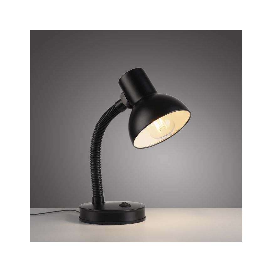 JUST LIGHT. 11080-18 - Fleksibilna miza svjetlo FLEXI 1xE27/25W/230V crna