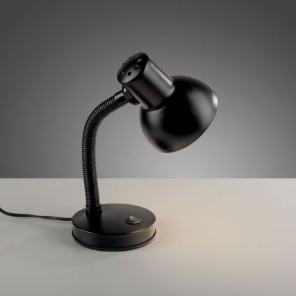 JUST LIGHT. 11080-18 - Fleksibilna miza svjetlo FLEXI 1xE27/25W/230V crna