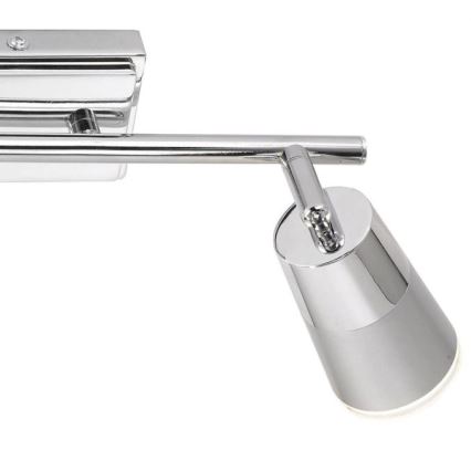 JUST LIGHT. 11229-17 - LED Reflektor DALLI 2xLED/3,5W/230V sijajni krom