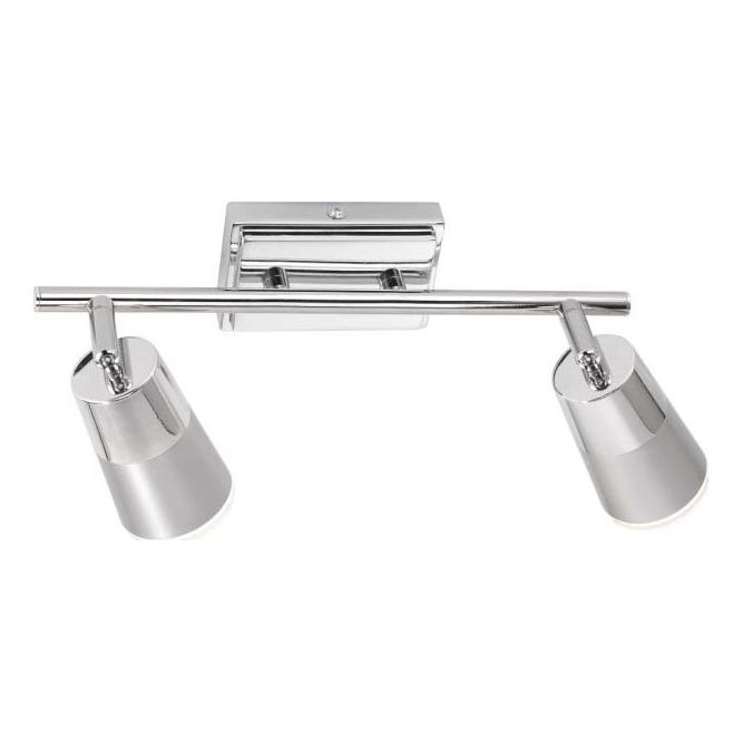 JUST LIGHT. 11229-17 - LED Reflektor DALLI 2xLED/3,5W/230V sijajni krom
