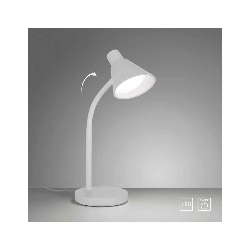 JUST LIGHT. 11248-16 - Fleksibilna LED namizna svetilka PIXIE LED/4,5W/230V bela