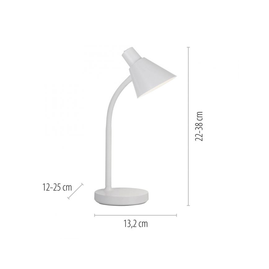 JUST LIGHT. 11248-16 - Fleksibilna LED namizna svetilka PIXIE LED/4,5W/230V bela
