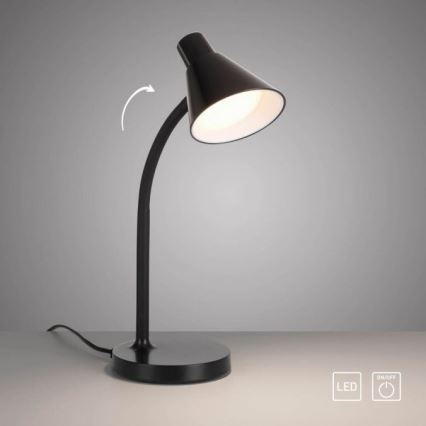 JUST LIGHT. 11248-18 - LED fleksibilna namizna svetilka PIXIE LED/4,5W/230V črna