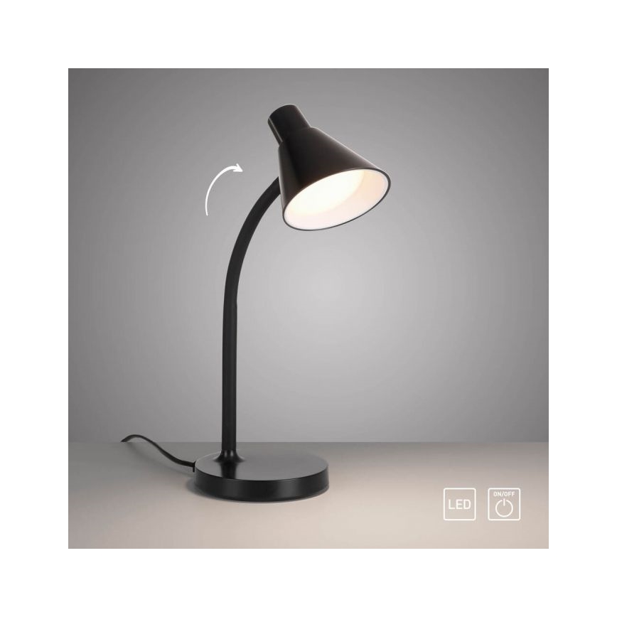 JUST LIGHT. 11248-18 - LED fleksibilna namizna svetilka PIXIE LED/4,5W/230V črna