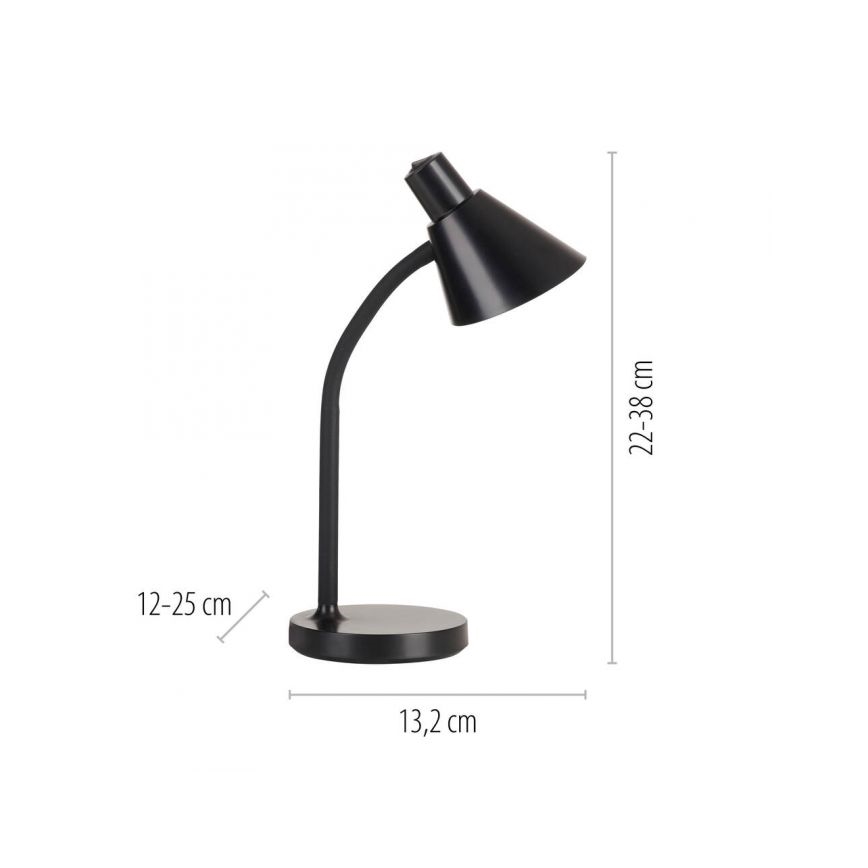 JUST LIGHT. 11248-18 - LED fleksibilna namizna svetilka PIXIE LED/4,5W/230V črna