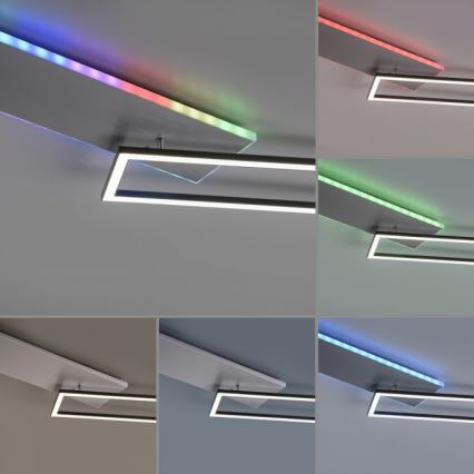 JUST LIGHT. 11326-95 - LED RGBW Zatemnitvena stropna svetilka RENDA LED/31W/230V 2700-5000K + Daljinski upravljalnik