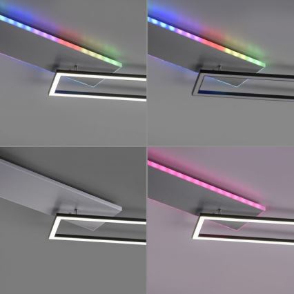 JUST LIGHT. 11326-95 - LED RGBW Zatemnitvena stropna svetilka RENDA LED/31W/230V 2700-5000K + Daljinski upravljalnik