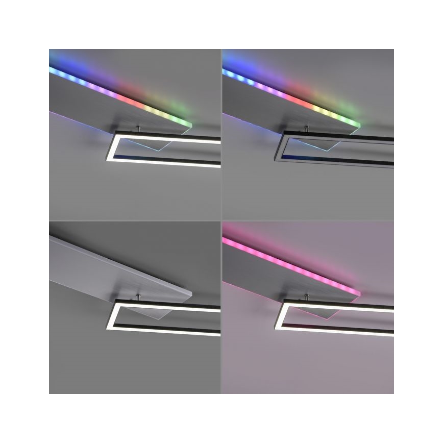 JUST LIGHT. 11326-95 - LED RGBW Zatemnitvena stropna svetilka RENDA LED/31W/230V 2700-5000K + Daljinski upravljalnik