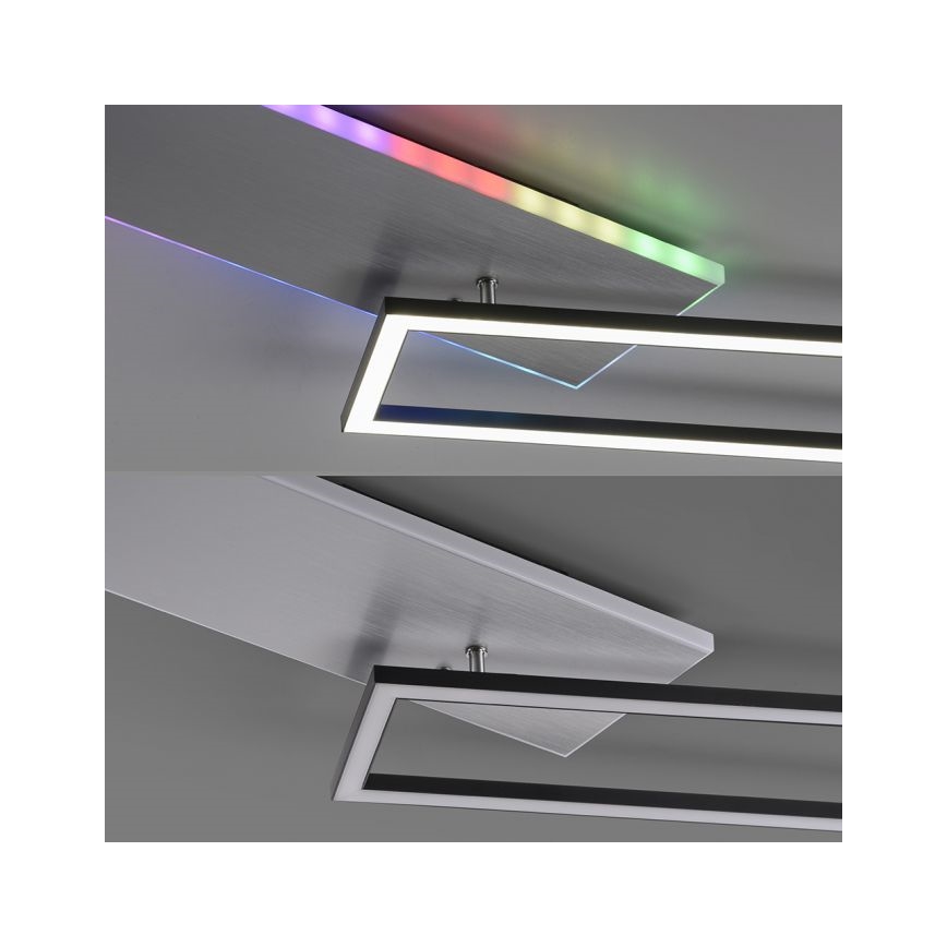 JUST LIGHT. 11326-95 - LED RGBW Zatemnitvena stropna svetilka RENDA LED/31W/230V 2700-5000K + Daljinski upravljalnik