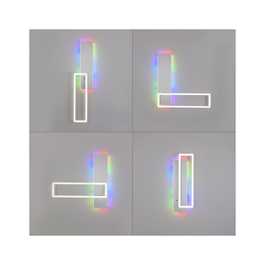JUST LIGHT. 11326-95 - LED RGBW Zatemnitvena stropna svetilka RENDA LED/31W/230V 2700-5000K + Daljinski upravljalnik