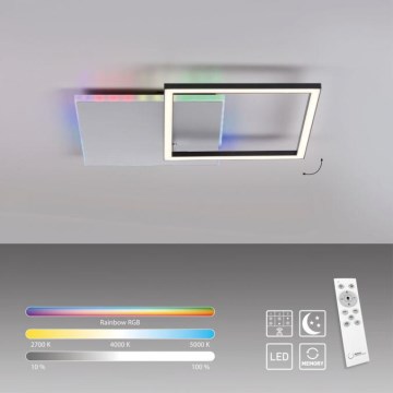 JUST LIGHT. 11327-95 - LED RGBW Zatemnitvena stropna svetilka RENDA LED/31W/230V 2700-5000K + Daljinski upravljalnik