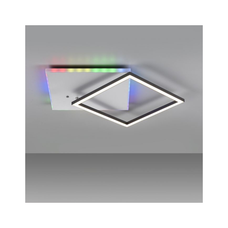 JUST LIGHT. 11327-95 - LED RGBW Zatemnitvena stropna svetilka RENDA LED/31W/230V 2700-5000K + Daljinski upravljalnik