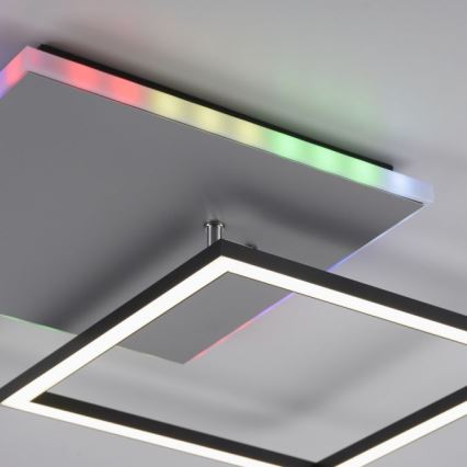 JUST LIGHT. 11327-95 - LED RGBW Zatemnitvena stropna svetilka RENDA LED/31W/230V 2700-5000K + Daljinski upravljalnik