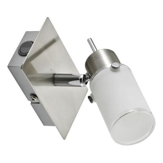 JUST LIGHT. 11931-55 - LED Stenski reflektor MAX 1xGU10/4W/230V mat krom