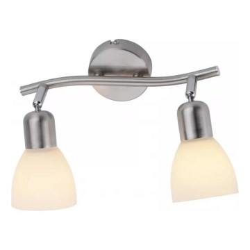 JUST LIGHT. 11952-55 - Smerna svetilka KARO 2xE14/40W/230V matni krom