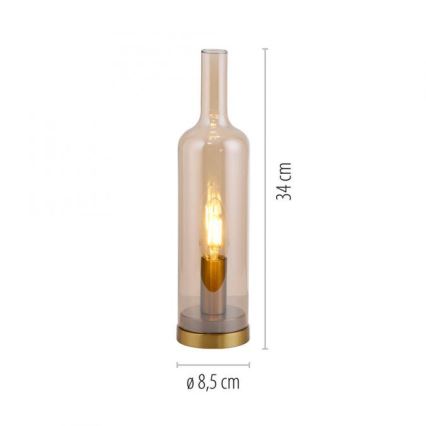 JUST LIGHT. 14006-27 - Namizna svetilka BOTTLE 1xE14/25W/230V bežna/dimna