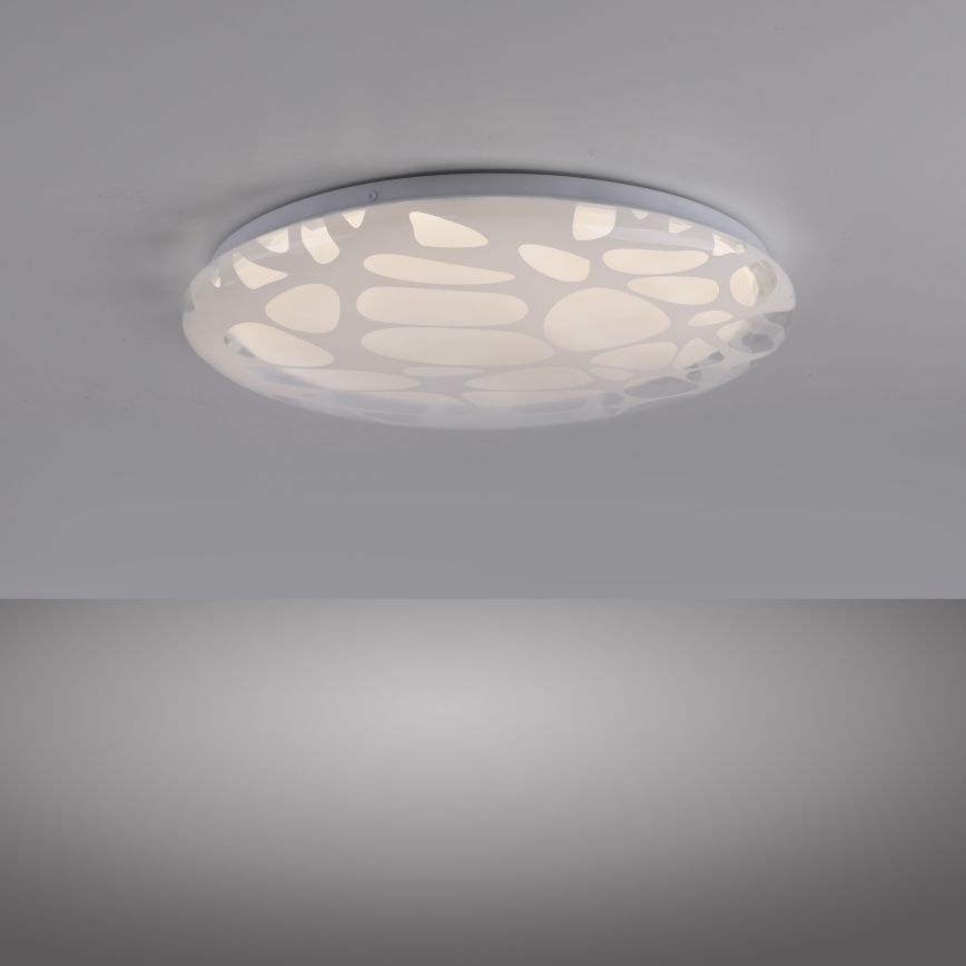 JUST LIGHT. 14009-16 - Zatemnljivo LED stropno svetilo ART PLAFO LED/20W/230V 2700-6500K, Ø 38 cm, belo + z daljinskim upravljalnikom