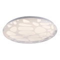 JUST LIGHT. 14009-16 - Zatemnljivo LED stropno svetilo ART PLAFO LED/20W/230V 2700-6500K, Ø 38 cm, belo + z daljinskim upravljalnikom