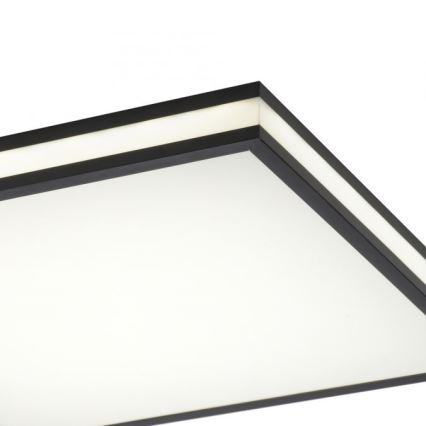 JUST LIGHT. 14110-18 - LED RGBW Zatemnitvena stropna svetilka MARIO BLACK LED/19,5W/230V 2700-5000K + Daljinski upravljalnik