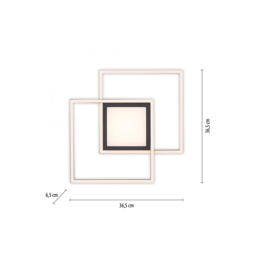 JUST LIGHT. 14144-18 - LED Stropna svetilka ASMIN LED/26W/230V