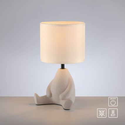 JUST LIGHT. 14190-39 - Namizna svetilka TED 1xE27/25W/230V bež