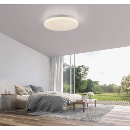 JUST LIGHT. 14275-16 - LED Stropna svetilka URANUS LED/10W/230V pr. 26 cm bela