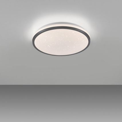 JUST LIGHT. 14293-18 - LED Zatemnitvena stropna svetilka KYLE LED/10W/230V pr. 28 cm črna