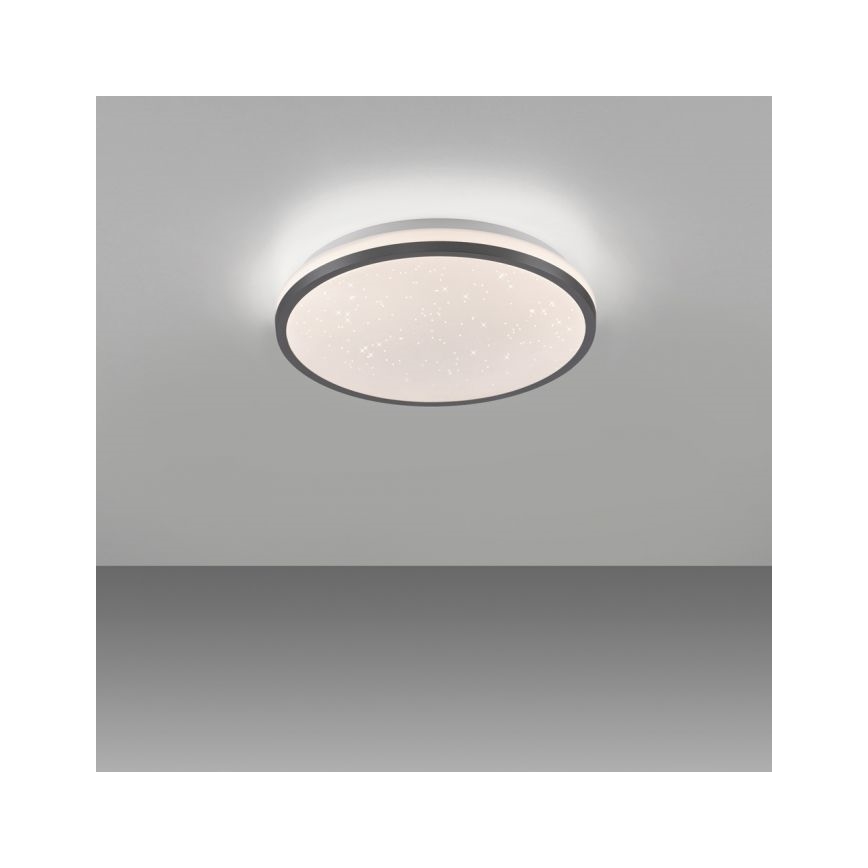 JUST LIGHT. 14293-18 - LED Zatemnitvena stropna svetilka KYLE LED/10W/230V pr. 28 cm črna