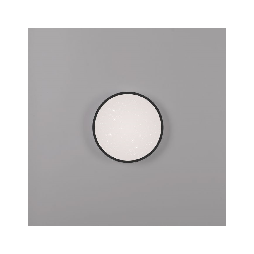 JUST LIGHT. 14293-18 - LED Zatemnitvena stropna svetilka KYLE LED/10W/230V pr. 28 cm črna