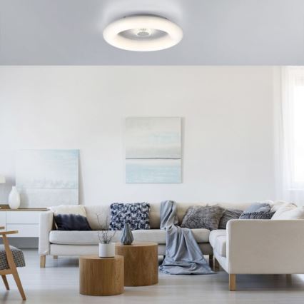 JUST LIGHT. 14383-16 - LED Zatemnitvena stropna svetilka VERTIGO LED/26W/230V 2700-5000K bela + Daljinski upravljalnik