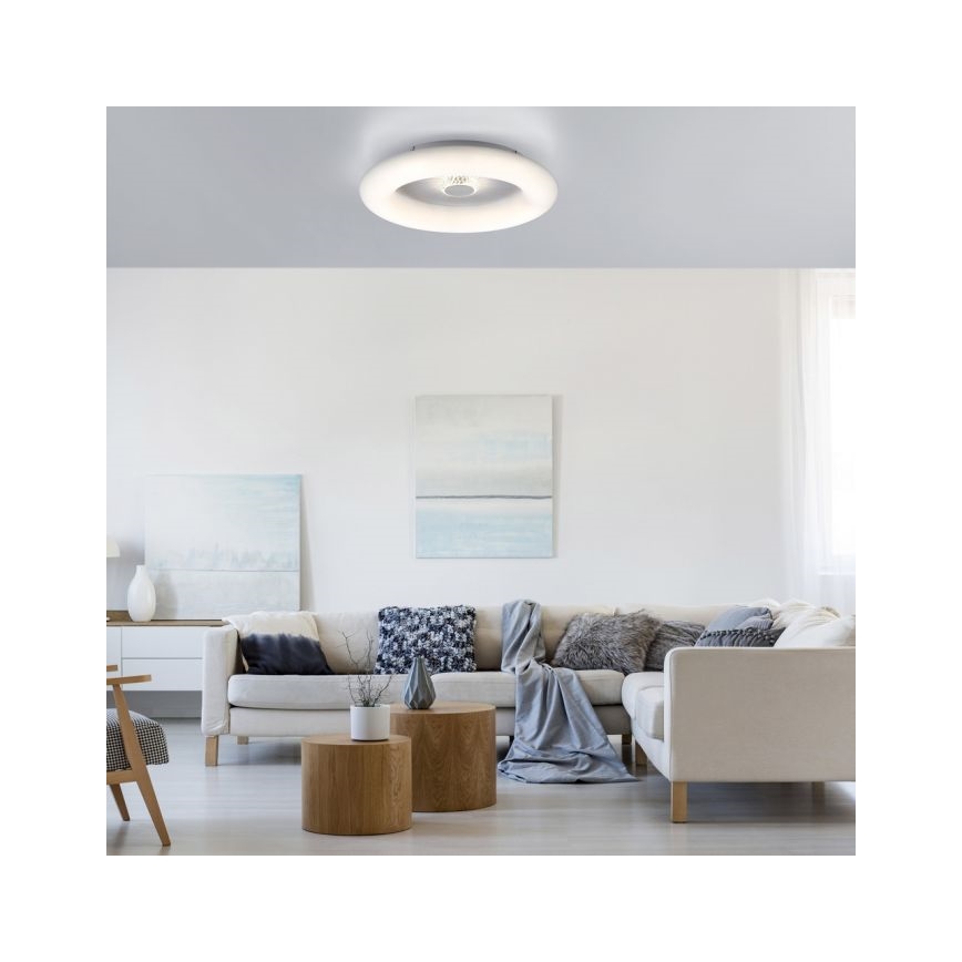 JUST LIGHT. 14383-16 - LED Zatemnitvena stropna svetilka VERTIGO LED/26W/230V 2700-5000K bela + Daljinski upravljalnik