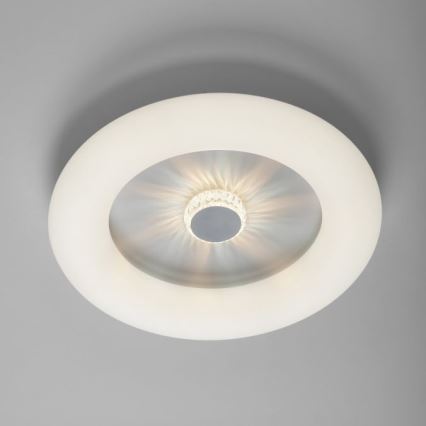 JUST LIGHT. 14383-16 - LED Zatemnitvena stropna svetilka VERTIGO LED/26W/230V 2700-5000K bela + Daljinski upravljalnik